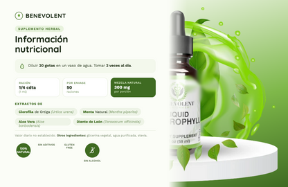 CLOROFILA BENEVOLENT X 60 ML