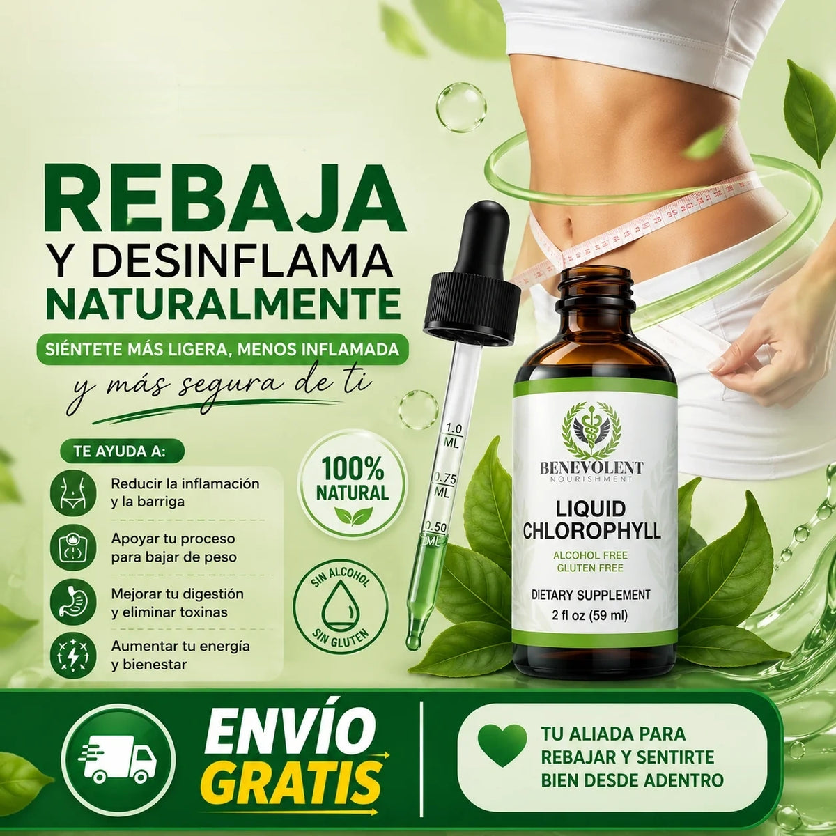 CLOROFILA BENEVOLENT X 60 ML