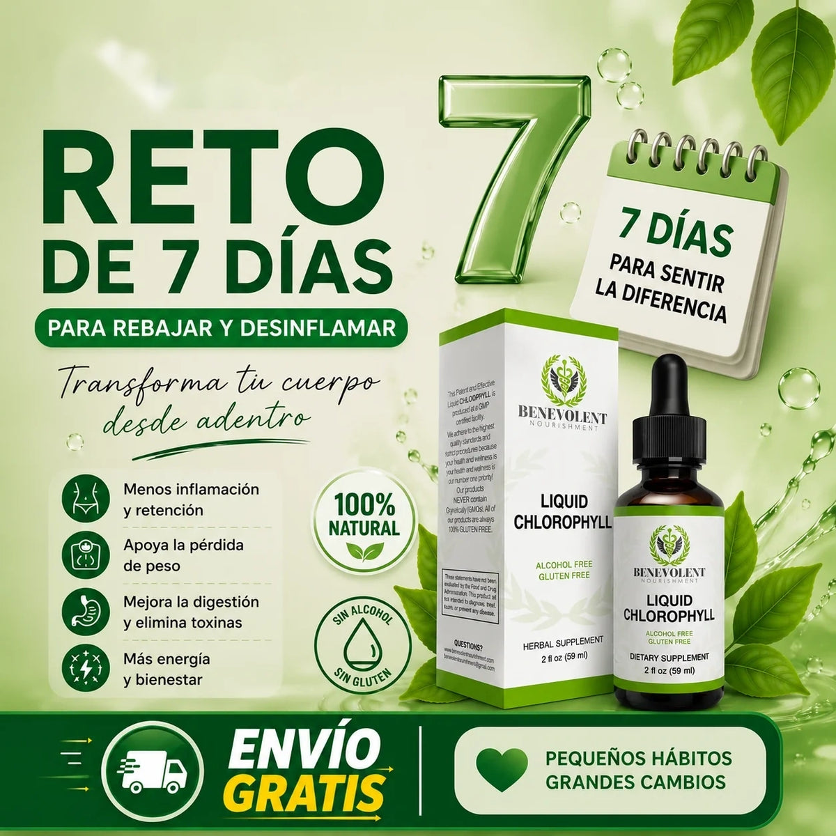 CLOROFILA BENEVOLENT X 60 ML